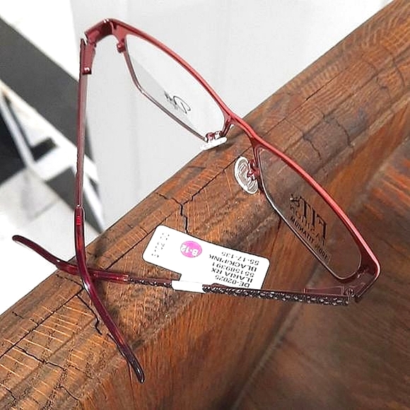 NEW TITANIUM Eyeglass Frame Rx'able, 55 17 135, glasses, hypoallergenic women's - Picture 7 of 7